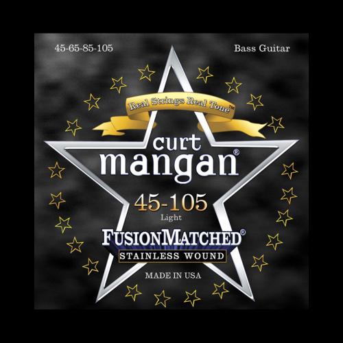 Curt Mangan Fusion Matched Stainless Wound Bass Strings (45-105)