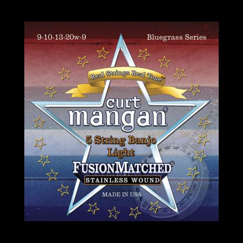 Curt Mangan Fusion Matched Stainless Wound 5-String Banjo Strings (09-09)