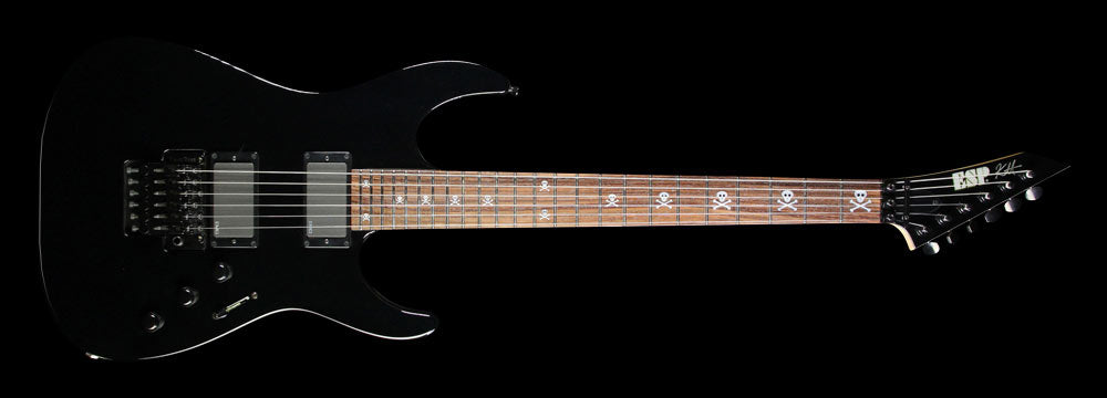 ESP Kirk Hammett KH-2 Signature Series Electric Guitar Black — 2