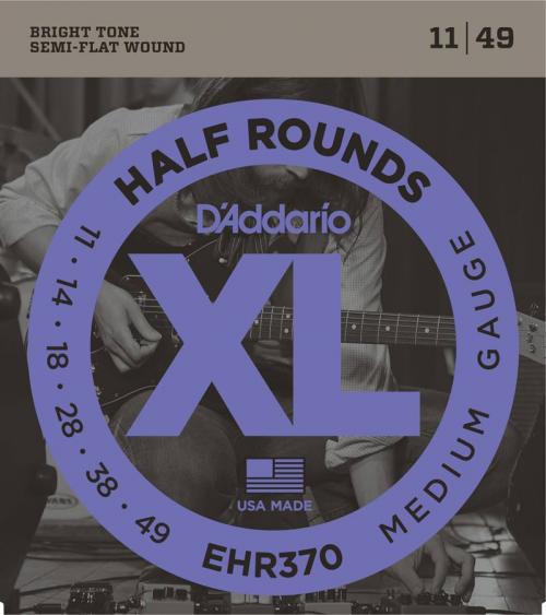 D'Addario Half Round Electric Strings (Medium 11-49)