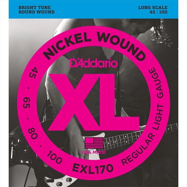 D'Addario Nickel Wound 8-String Bass Strings (Regular Light)