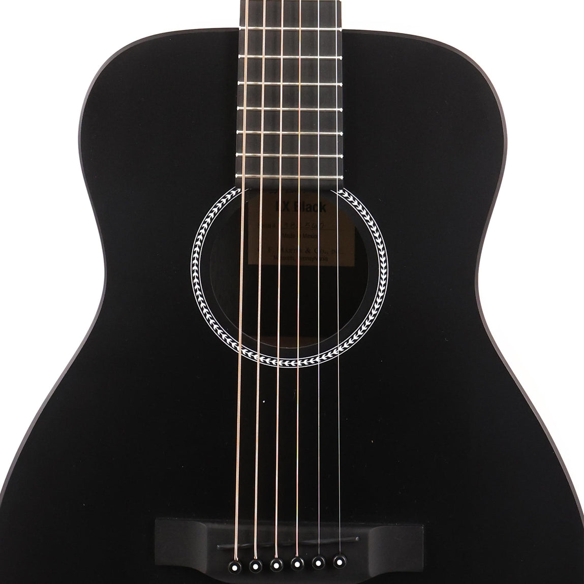 Martin LX Black Little Martin Acoustic Guitar | The Music Zoo