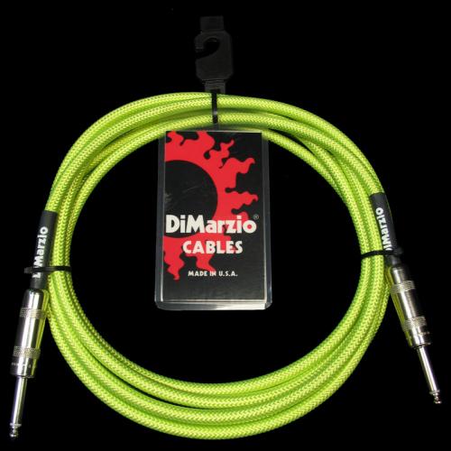 DiMarzio Instrument Cable Neon Green (10 Foot)