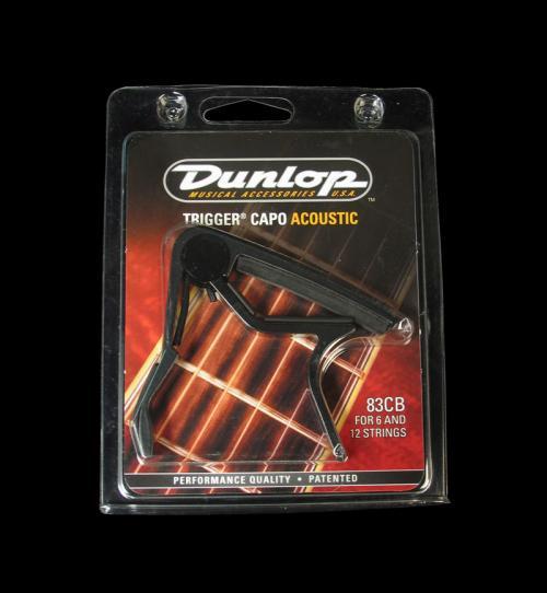 Dunlop Trigger Curved Acoustic Guitar Capo (Black)