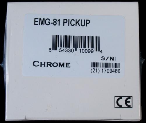 EMG 81 Active Humbucker Pickup (Chrome)