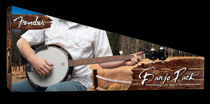 Fender FB-300 Banjo Pack Natural