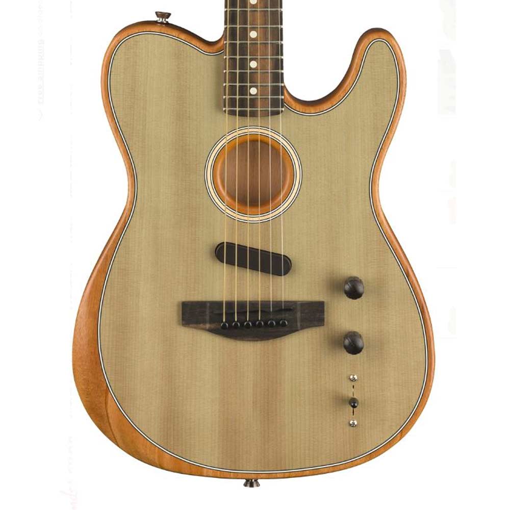 Fender American Acoustasonic Telecaster Sonic Gray — 1