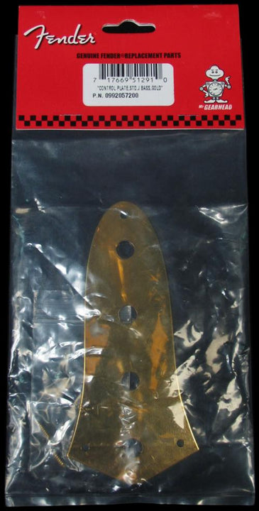 Fender Standard Jazz Bass Control Plate (Gold)
