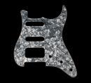 Fender American Deluxe Fat Strat H/S/S Pickguard (Black Pearl)