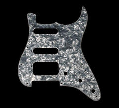 Fender American Deluxe Fat Strat H/S/S Pickguard (Black Pearl
