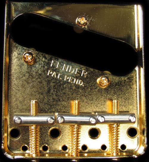 Fender Vintage Tele Bridge Assembly (Gold)