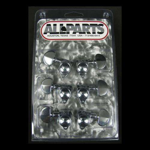 Grover 3 Per Side Guitar Tuners (Chrome)