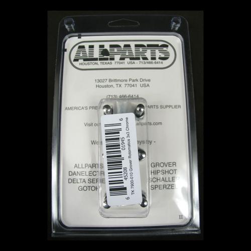 Grover 3 Per Side Guitar Tuners (Chrome)