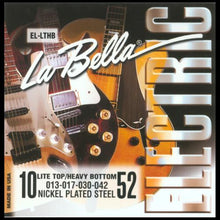 La Bella Nickel Plated Roundwound Strings (Lite Top/Heavy Bottom 10-52)