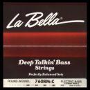 La Bella Deep Talkin` Bass Electric Bass Guitar Strings (Medium Extra Long 29-110)