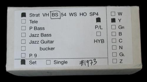 Lindy Fralin Blues Special Strat Pickup Set (Base Plate)