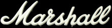 Marshall 9" Amplifier Logo (White)