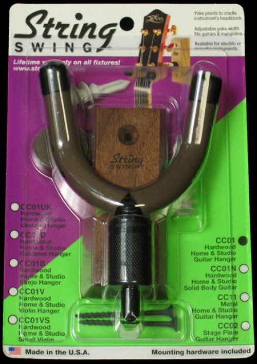 String Swing Guitar Wall Hanger (Black Walnut)